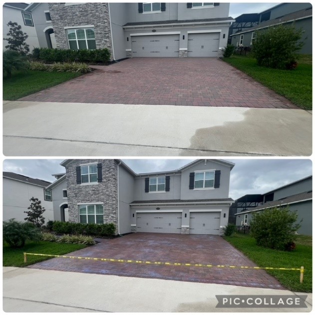 driveway pressure washing