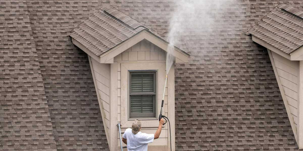what is soft wash roof cleaning